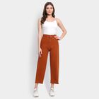 Ladies' Cotton Jeans, Maroon, small image number null